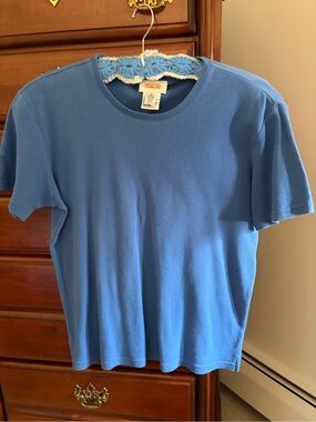 Talbots Blue Short-Sleeve Tee Shirt